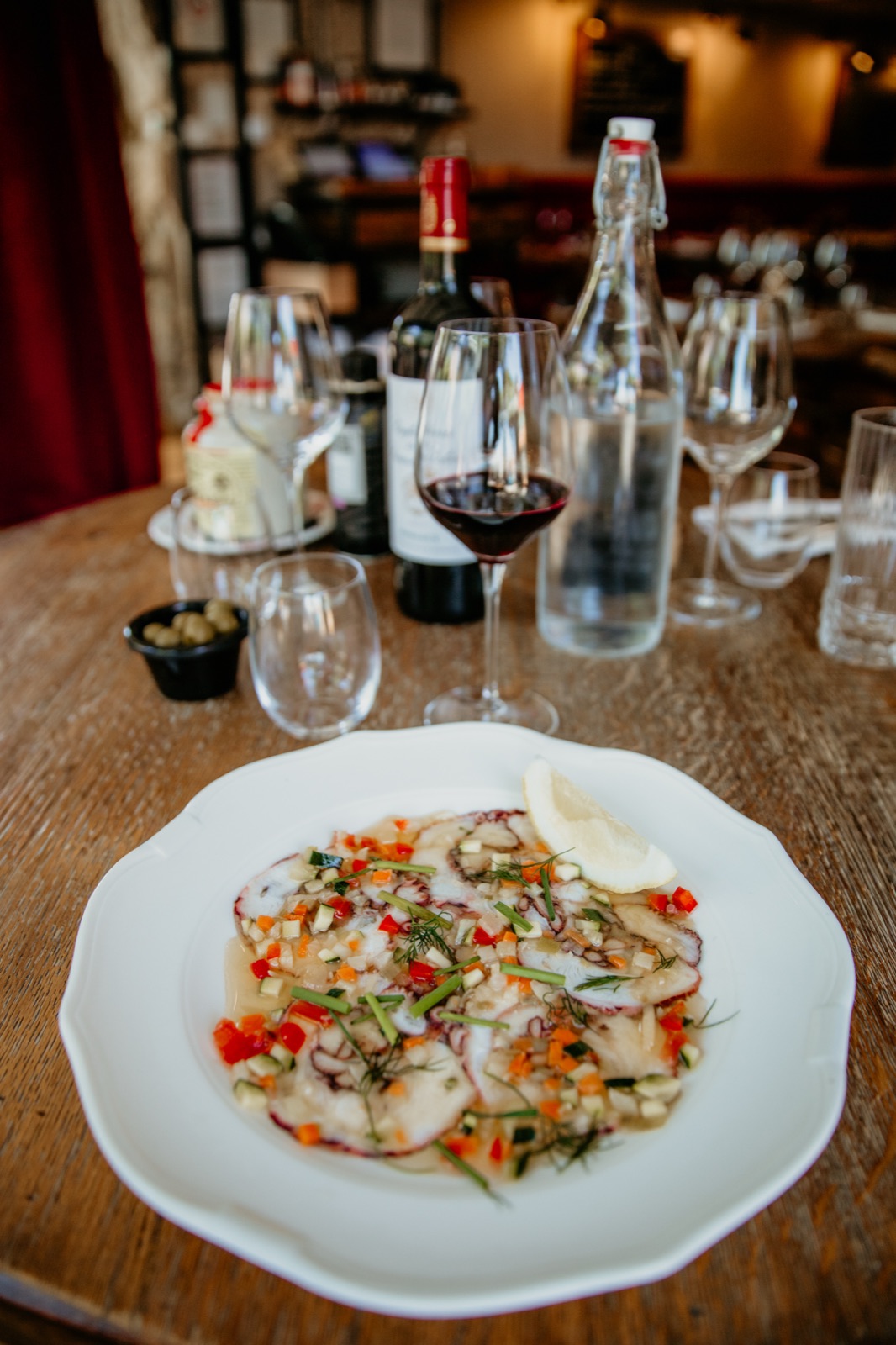 Carpaccio de poulpe